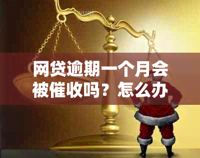 网贷逾期一个月会被吗？怎么办？会不会被起诉？会上吗？