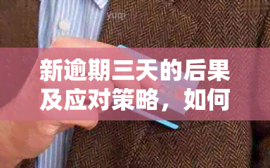 新逾期三天的后果及应对策略，如何避免影响信用记录？