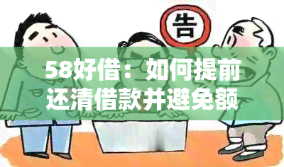 58好借：如何提前还清借款并避免额外费用？