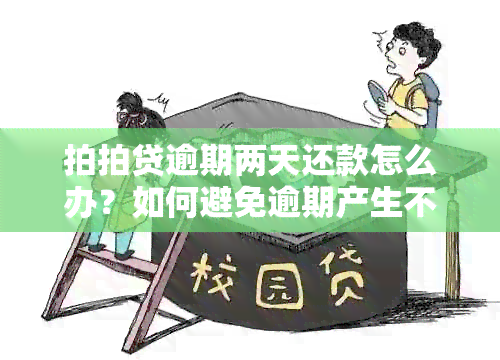 拍拍贷逾期两天还款怎么办？如何避免逾期产生不良影响？