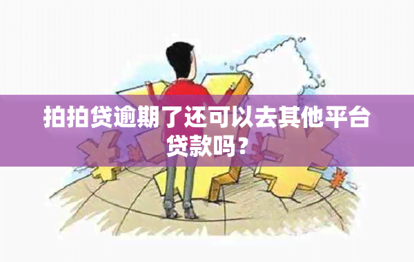 拍拍贷逾期了还可以去其他平台贷款吗？