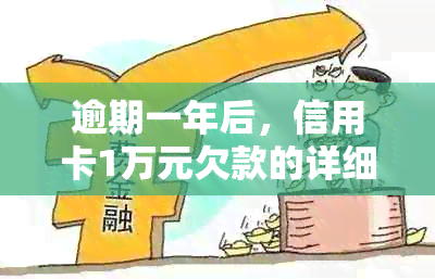 逾期一年后，信用卡1万元欠款的详细偿还明细是如何计算的？