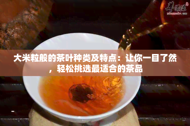 大米粒般的茶叶种类及特点：让你一目了然，轻松挑选最适合的茶品