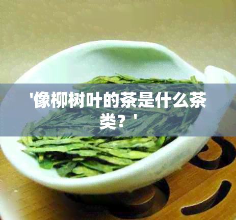 '像柳树叶的茶是什么茶类？'