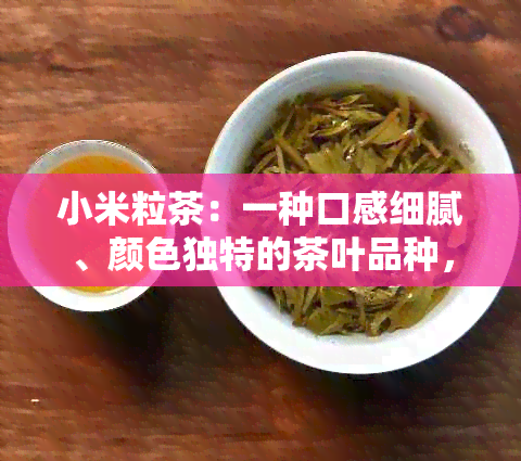 小米粒茶：一种口感细腻、颜色独特的茶叶品种，了解其制作工艺和功效