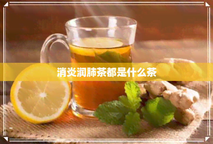 消炎润肺茶都是什么茶