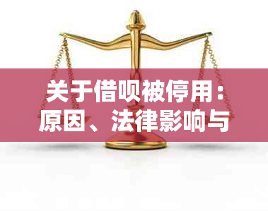 关于借呗被停用：原因、法律影响与解决办法，一篇全面解答用户疑虑的文章