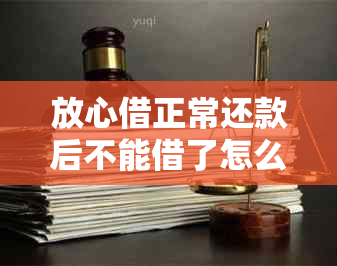 放心借正常还款后不能借了怎么回事？还款失败导致无法再借款。