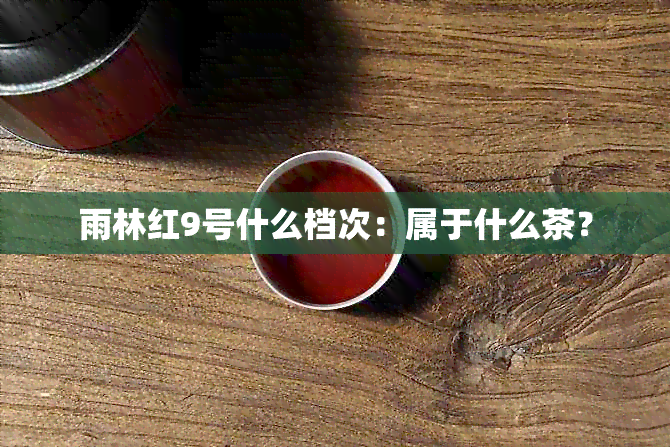 雨林红9号什么档次：属于什么茶？