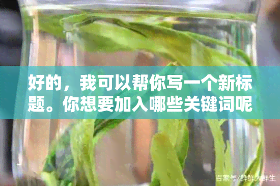 好的，我可以帮你写一个新标题。你想要加入哪些关键词呢？