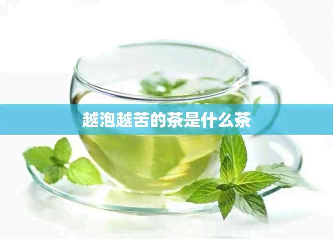 越泡越苦的茶是什么茶