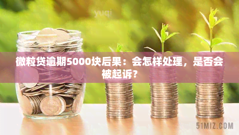 微粒贷逾期5000块后果：会怎样处理，是否会被起诉？