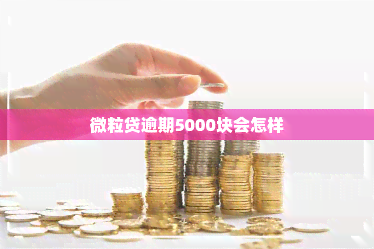 微粒贷逾期5000块会怎样