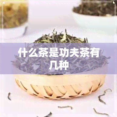 什么茶是功夫茶有几种