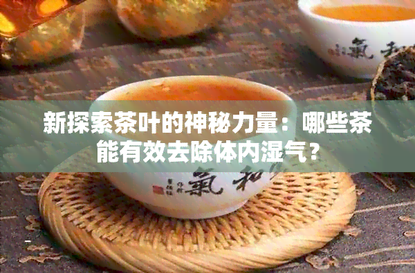 新探索茶叶的神秘力量：哪些茶能有效去除体内湿气？