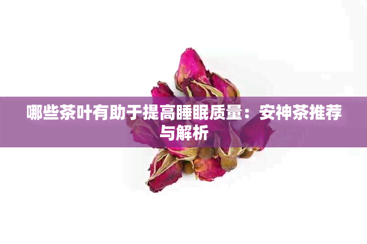 哪些茶叶有助于提高睡眠质量：安神茶推荐与解析