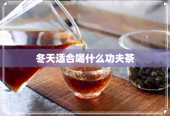 冬天适合喝什么功夫茶