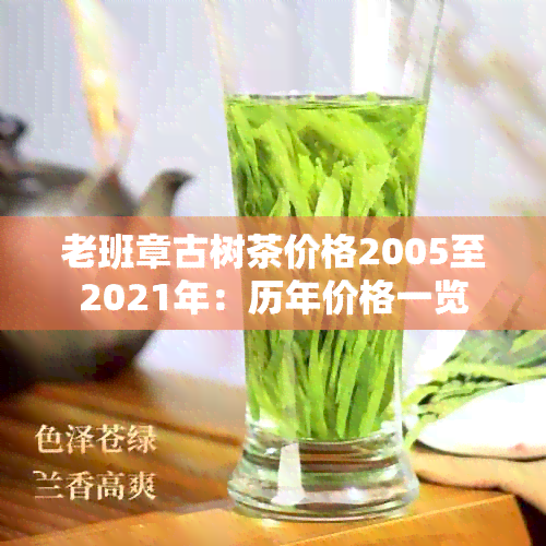 老班章古树茶价格2005至2021年：历年价格一览