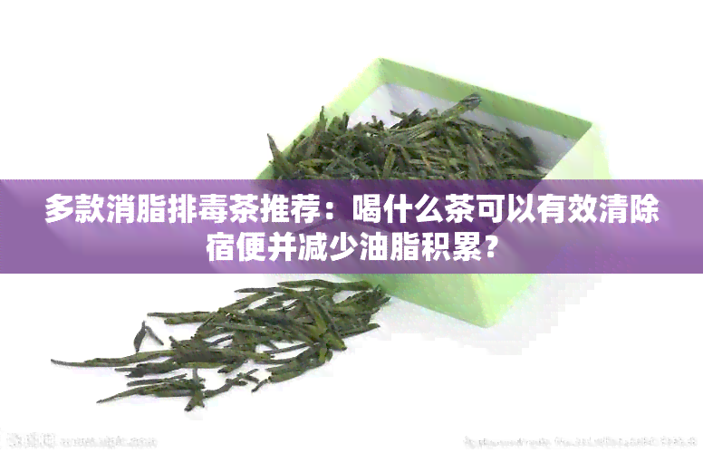 多款消脂排茶推荐：喝什么茶可以有效清除宿便并减少油脂积累？