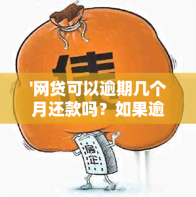 '网贷可以逾期几个月还款吗？如果逾期，会有什么后果？'