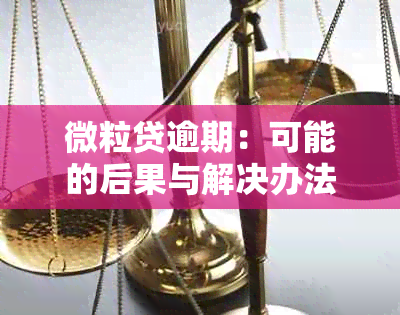 微粒贷逾期：可能的后果与解决办法一览