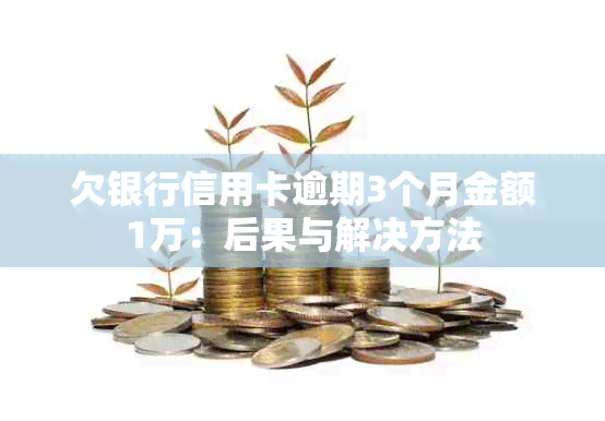 欠银行信用卡逾期3个月金额1万：后果与解决方法