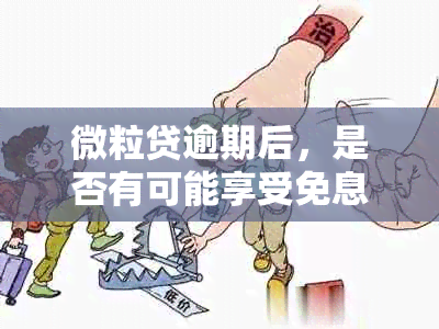 微粒贷逾期后，是否有可能享受免息待遇？