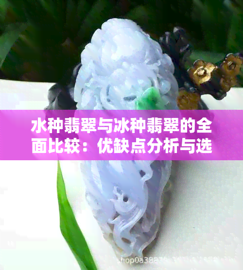 水种翡翠与冰种翡翠的全面比较：优缺点分析与选购建议