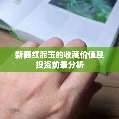 新疆红泥玉的收藏价值及投资前景分析