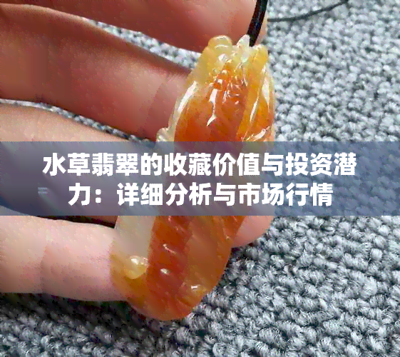 水草翡翠的收藏价值与投资潜力：详细分析与市场行情