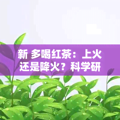 新 多喝红茶：上火还是降火？科学研究揭示的答案