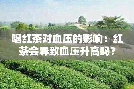 喝红茶对血压的影响：红茶会导致血压升高吗？