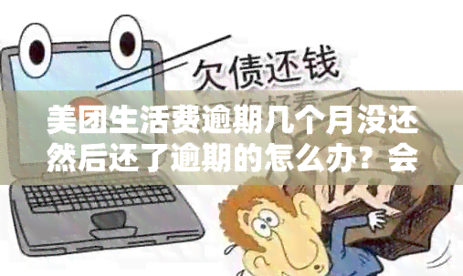 美团生活费逾期几个月没还然后还了逾期的怎么办？会有什么后果？