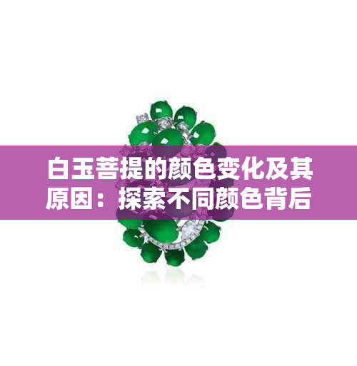 白玉菩提的颜色变化及其原因：探索不同颜色背后的含义与价值