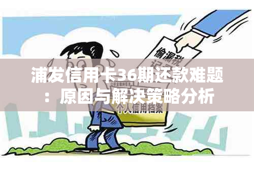 浦发信用卡36期还款难题：原因与解决策略分析