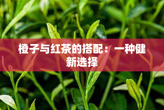 橙子与红茶的搭配：一种健新选择