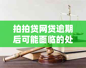 拍拍贷网贷逾期后可能面临的处罚措及户地是否会介入