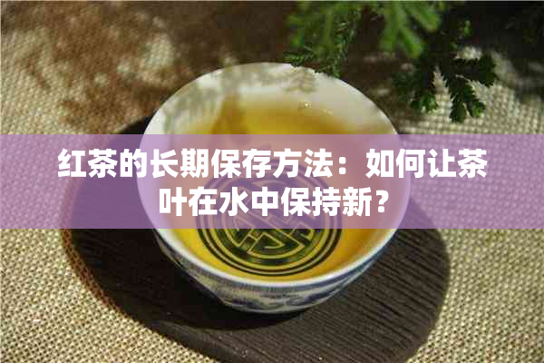 红茶的长期保存方法：如何让茶叶在水中保持新？