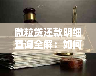 微粒贷还款明细查询全解：如何查看微粒贷还款记录？