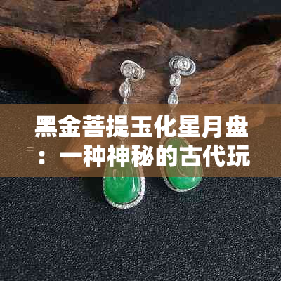 黑金菩提玉化星月盘：一种神秘的古代玩物体验