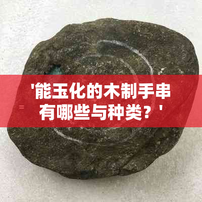 '能玉化的木制手串有哪些与种类？'