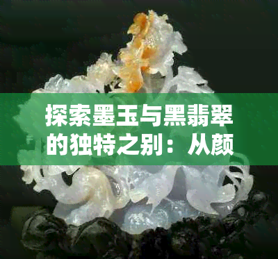 探索墨玉与黑翡翠的独特之别：从颜色和质地角度比较两种珍贵玉石的不同之处