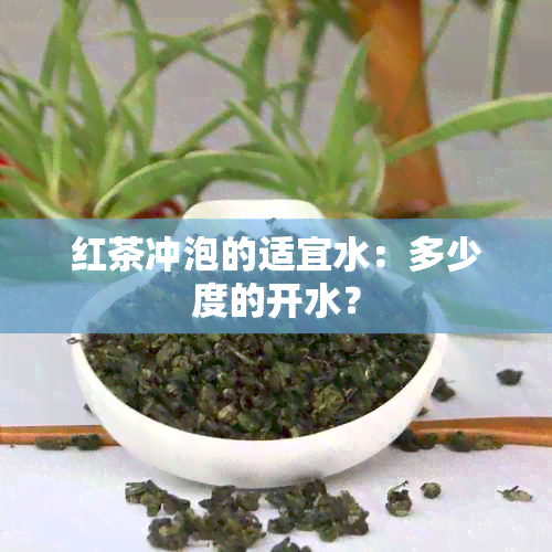 红茶冲泡的适宜水：多少度的开水？