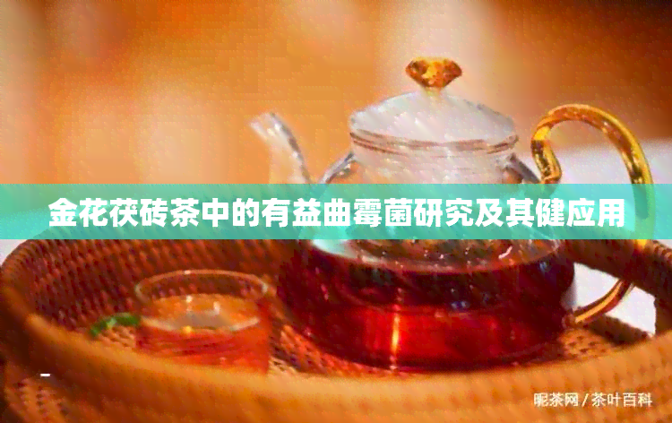 金花茯砖茶中的有益曲霉菌研究及其健应用