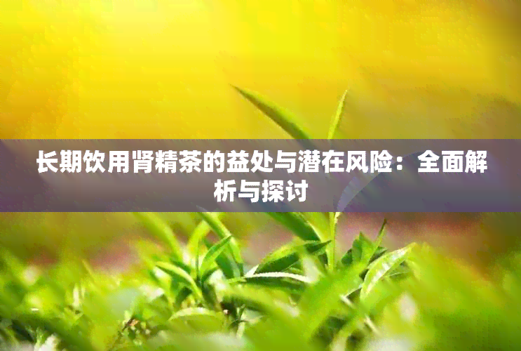 长期饮用肾精茶的益处与潜在风险：全面解析与探讨