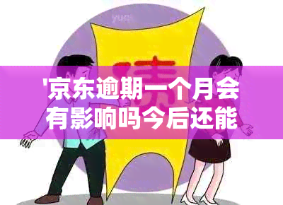 '京东逾期一个月会有影响吗今后还能用吗安全吗？'