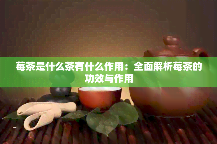 莓茶是什么茶有什么作用：全面解析莓茶的功效与作用