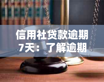 信用社贷款逾期7天：了解逾期影响、解决方法及如何避免