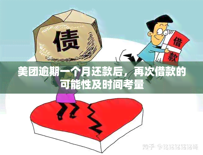 美团逾期一个月还款后，再次借款的可能性及时间考量