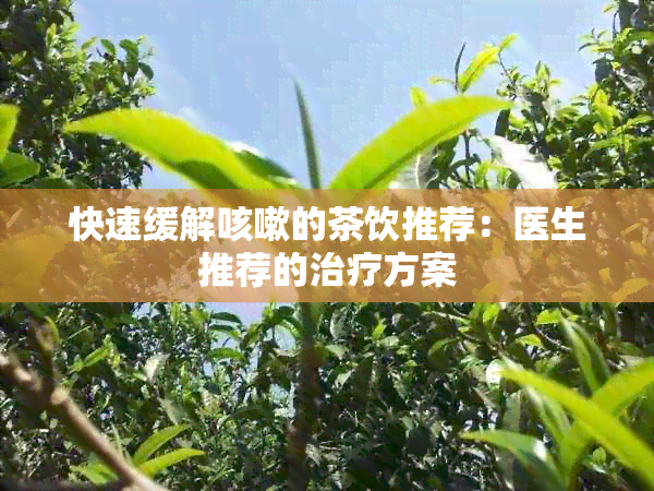 快速缓解咳嗽的茶饮推荐：医生推荐的治疗方案